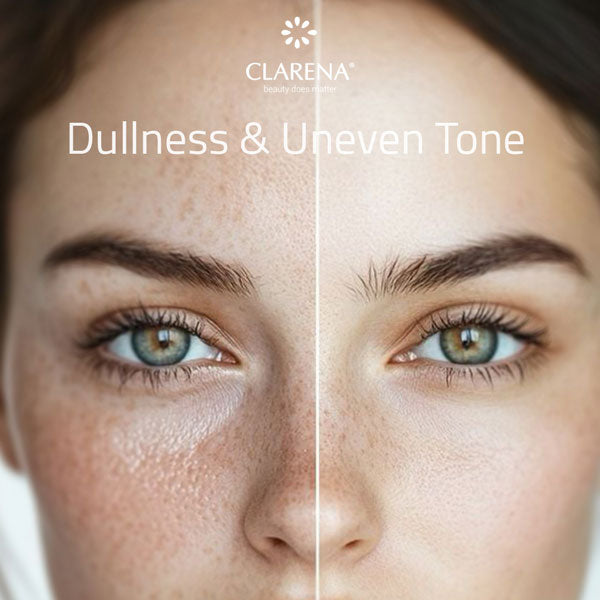 Clarena products for dull skin & uneven tone — revitalizing creams and serums