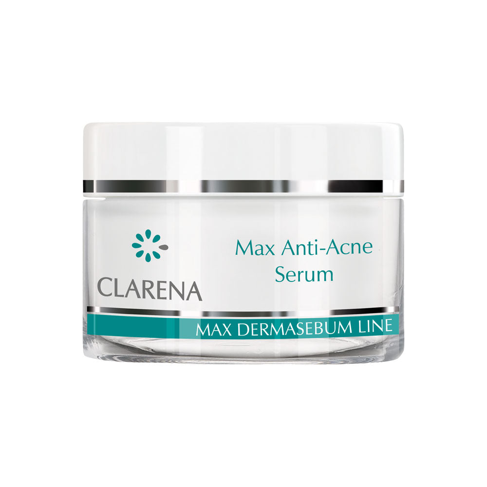Clarena Max Anti-Acne Serum for targeted acne treatment and skin clarity.