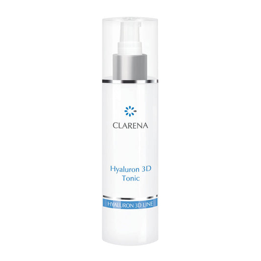 Clarena Hyaluron 3D Tonic bottle for deep hydration and pH balancing toner, 200 ml