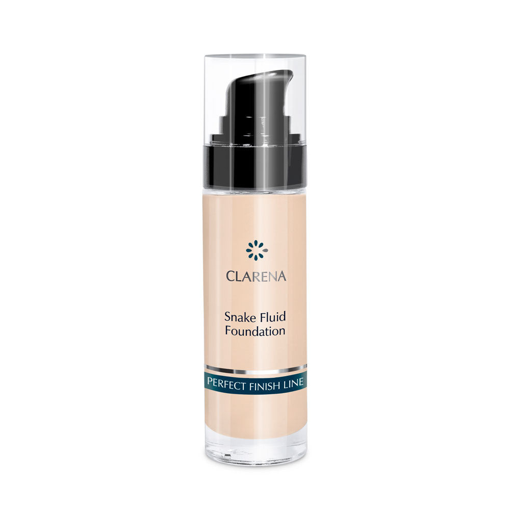 Clarena Snake Fluid Foundation bottle – lifting, anti-aging foundation with snake venom peptide, 30 ml