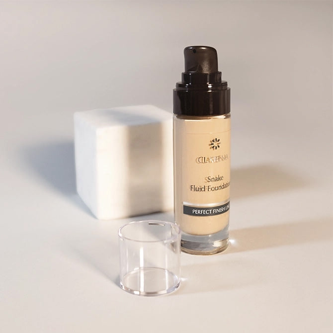 Clarena Snake Fluid Foundation Fair – light tone lifting foundation, 30 ml